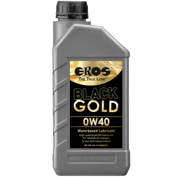 EROS - BLACK GOLD 0W40 LUBRICANTE BASE AGUA 1000 ML - CandyHot - Foto 1