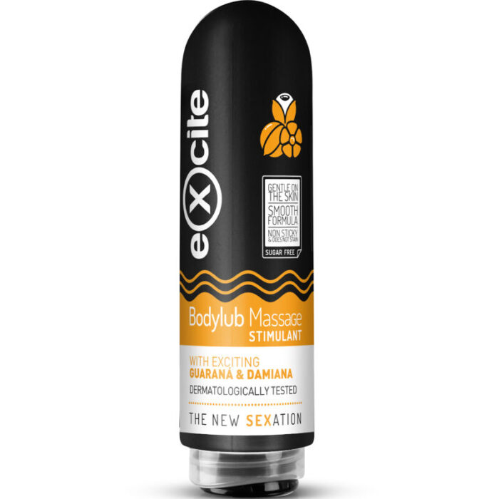 EXCITE - BODYLUB MASSAGE GEL ESTIMULANTE GUARAN 200 ML - CandyHot - Foto 1
