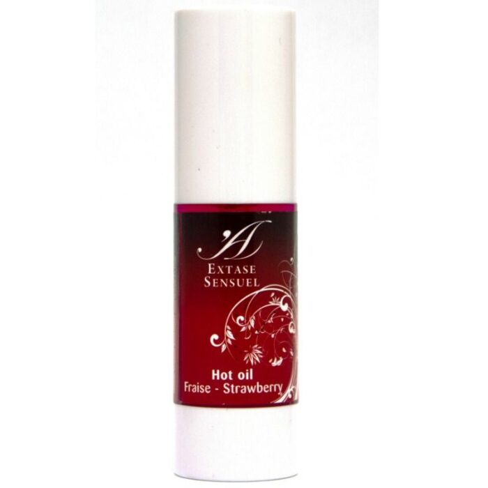 EXTASE SENSUAL - ACEITE ESTIMULANTE CALOR FRESA 30 ML - CandyHot - Foto 3