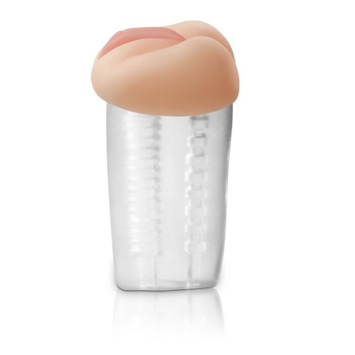 EXTREME TOYZ - MASTURBADOR VAGINA NATURAL - TRANSPARENTE - CandyHot - Foto 4