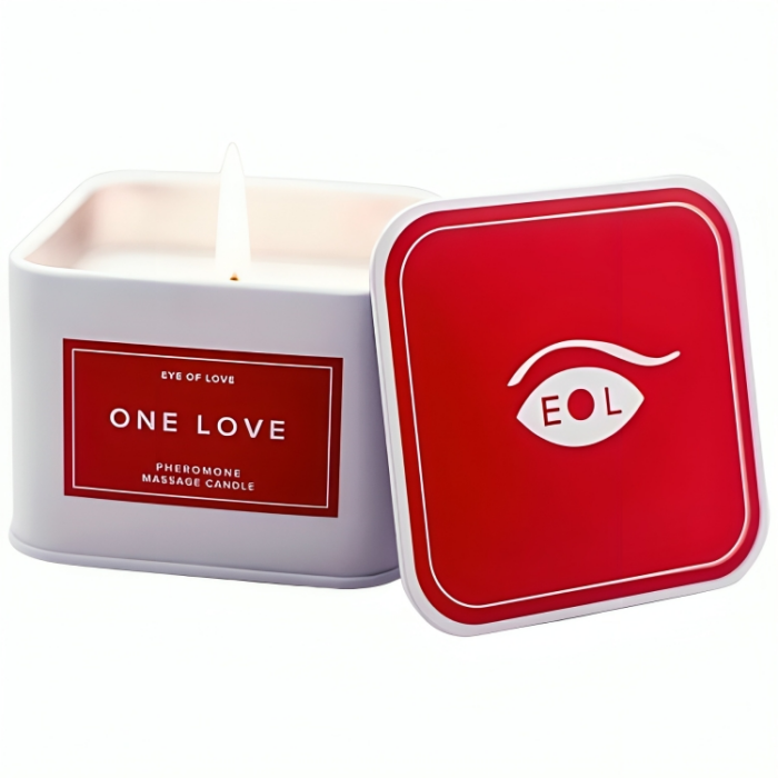 EYE OF LOVE - ONE LOVE VELA MASAJE PARA MUJER 150 ML - CandyHot - Foto 1