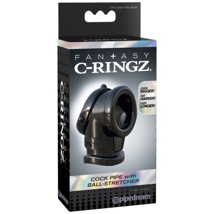 FANTASY C-RINGZ - COCK PIPE WITH BALL STRECH - CandyHot - Foto 3