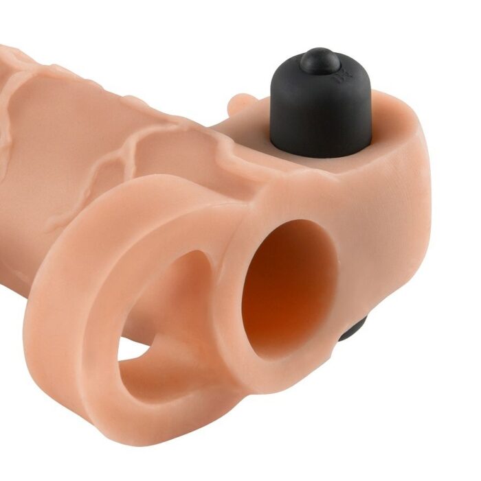 FANTASY X- TENSIONS - EXTENSION PARA EL PENE CON VIBRADOR REAL FEEL 1 - CandyHot - Foto 3