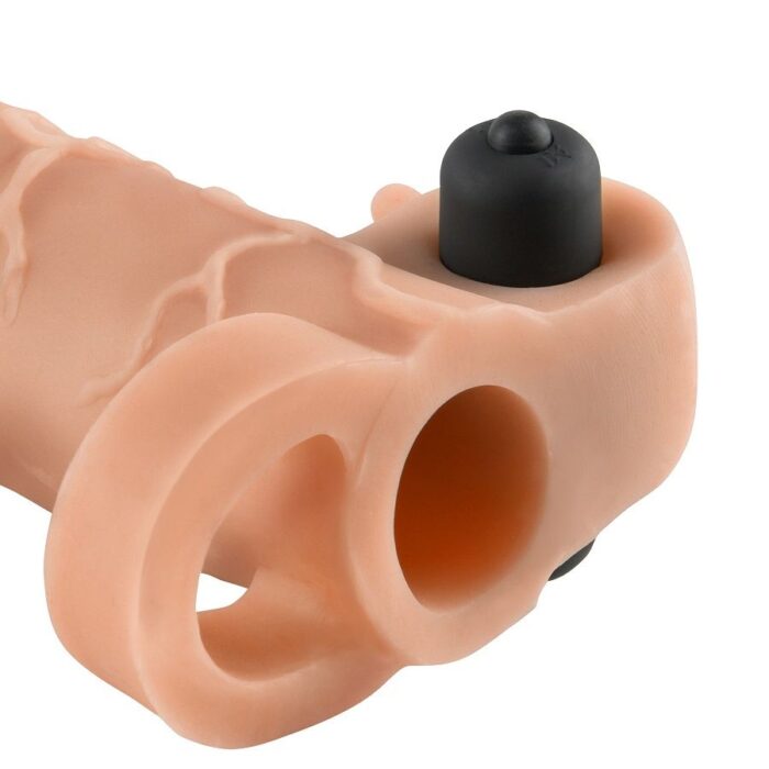 FANTASY X- TENSIONS - EXTENSION PARA EL PENE CON VIBRADOR REAL FEEL 2 - CandyHot - Foto 3