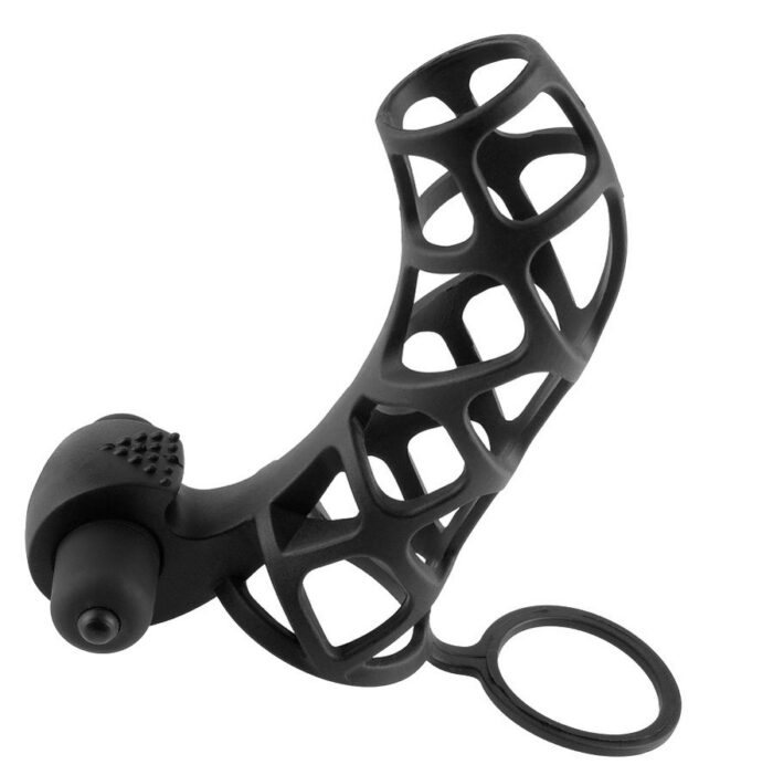 FANTASY X- TENSIONS - FUNDA PARA EL PENE DE SILICONA CON VIBRADOR - CandyHot - Foto 1