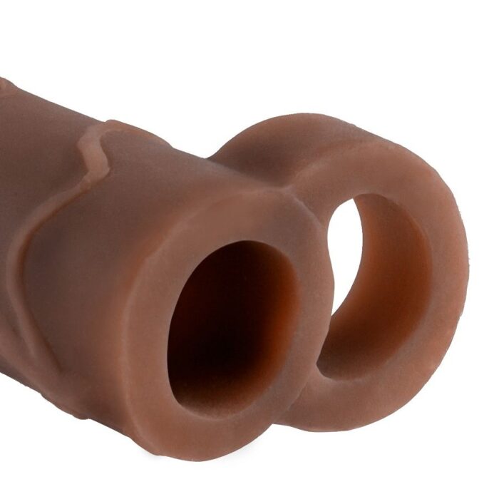 FANTASY X- TENSIONS - PERFECT 2 EXTENSIÓN PENE CON CORREA MARRÓN - CandyHot - Foto 4