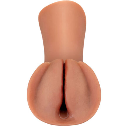 FETISH FANTASY EXTREME - MASTURBADOR MASCULINO SILICONA SLIPPERY SLIT CARAMELO - CandyHot - Foto 2