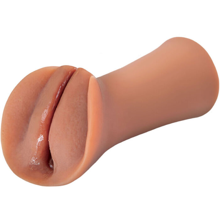 FETISH FANTASY EXTREME - MASTURBADOR MASCULINO SILICONA SLIPPERY SLIT CARAMELO - CandyHot - Foto 1