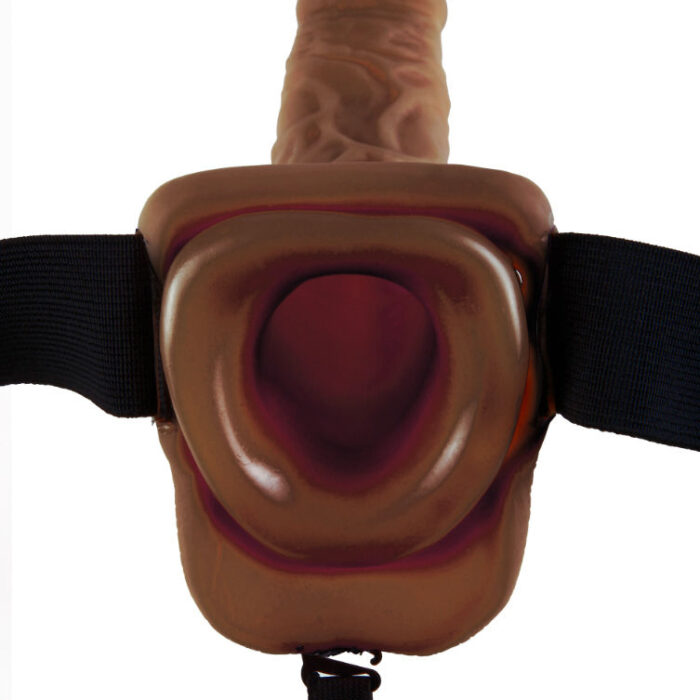 FETISH FANTASY SERIES - 9 ARNÉS CON TESTÍCULOS HUECO MAN 22.9 CM MARRÓN - CandyHot - Foto 5