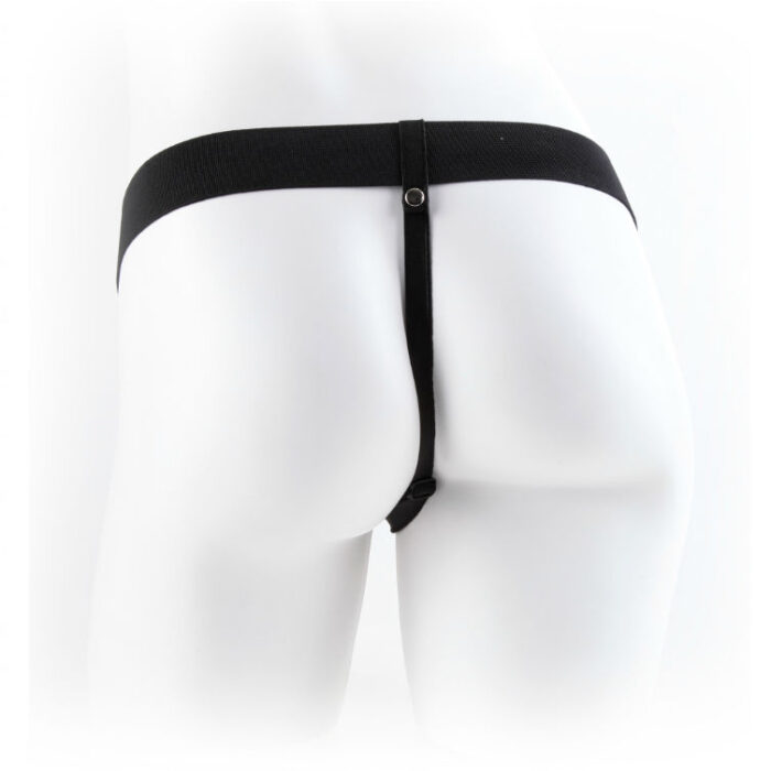 FETISH FANTASY SERIES - 9 HOLLOW STRAP-ON WITH BALLS 22.9CM NATURAL - CandyHot - Foto 1