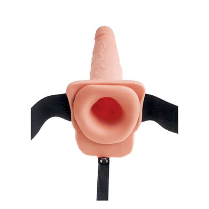 FETISH FANTASY SERIES - ARNÉS AJUSTABLE PENE REALÍSTICO CON TESTÍCULOS SQUIRTING 19 CM - CandyHot - Foto 2
