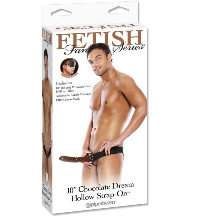 FETISH FANTASY SERIES - ARNÉS HUECO AJUSTABLE CHOCOLATE 22 CM - CandyHot - Foto 1