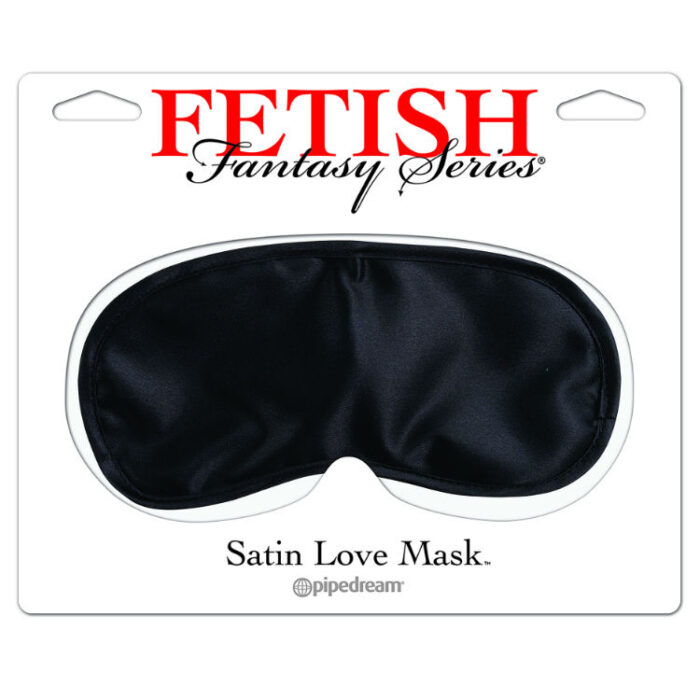 FETISH FANTASY SERIES - MASCARA SATINADA NEGRA - CandyHot - Foto 1