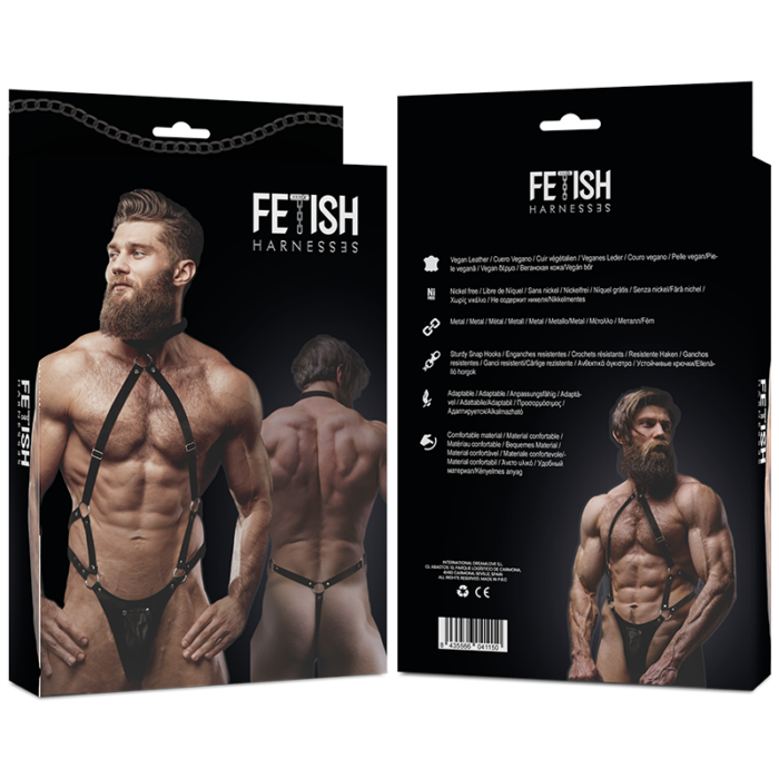 FETISH SUBMISSIVE ATTITUDE - ARNÉS ECOPIEL JOCK STRAP HOMBRE - CandyHot - Foto 2
