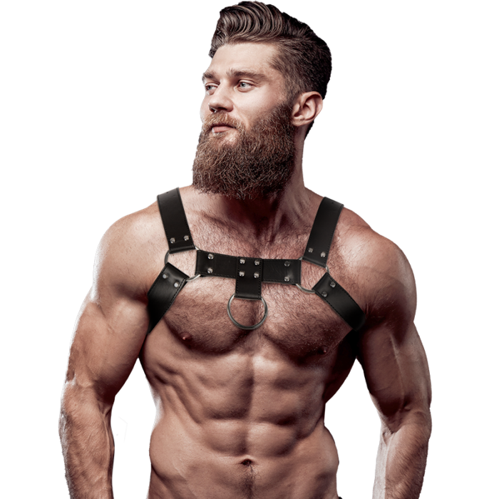 FETISH SUBMISSIVE ATTITUDE - ARNÉS ECOPIEL PECHO HOMBRE - CandyHot - Foto 1