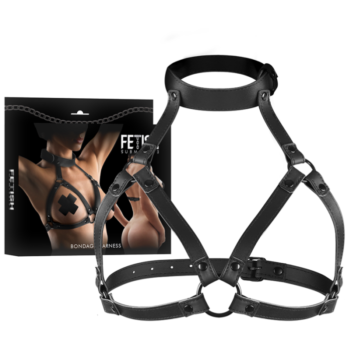 FETISH SUBMISSIVE BONDAGE - ARNÉS AJUSTABLE PECHO - CandyHot - Foto 1