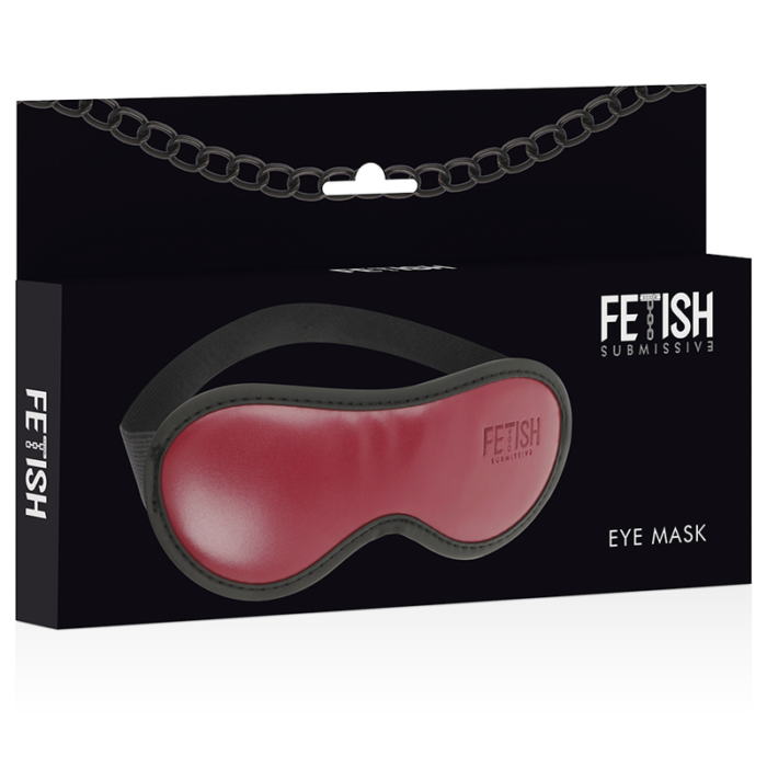 FETISH SUBMISSIVE DARK ROOM - ANTIFAZ CUERO VEGANO CON FORRO DE NEOPRENO - CandyHot - Foto 4