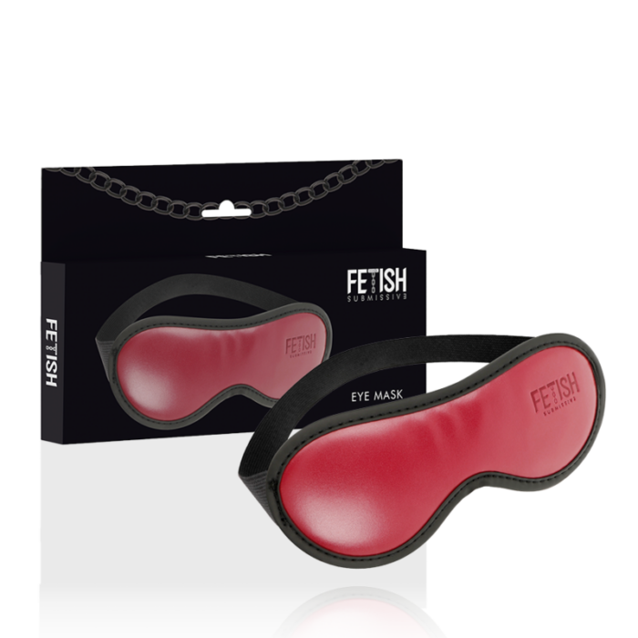 FETISH SUBMISSIVE DARK ROOM - ANTIFAZ CUERO VEGANO CON FORRO DE NEOPRENO - CandyHot - Foto 1