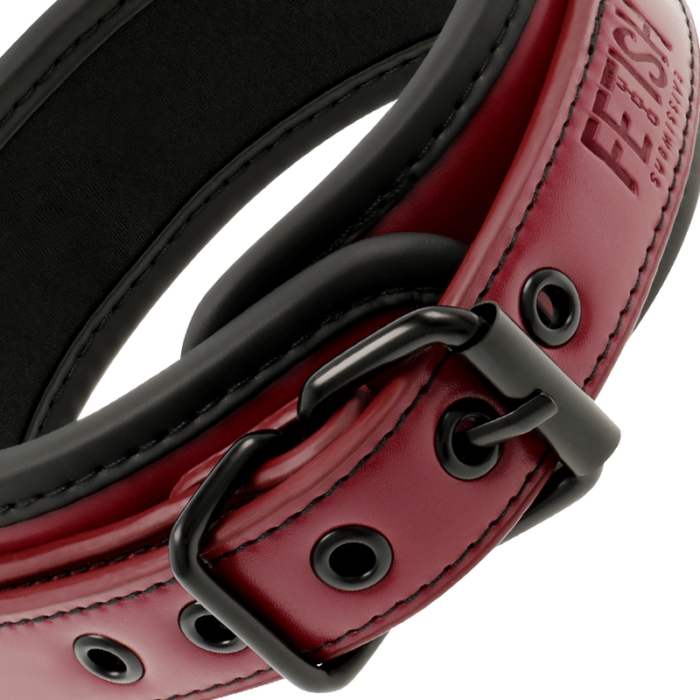 FETISH SUBMISSIVE DARK ROOM - COLLAR CON CADENA CON FORRO DE NEOPRENO - CandyHot - Foto 3