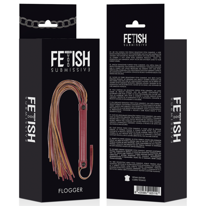 FETISH SUBMISSIVE DARK ROOM - LÁTIGO CUERO VEGANO - CandyHot - Foto 5