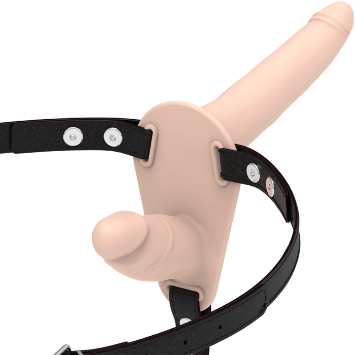 FETISH SUBMISSIVE HARNESS - DOBLE PENETRACIÓN FLESH - CandyHot - Foto 1