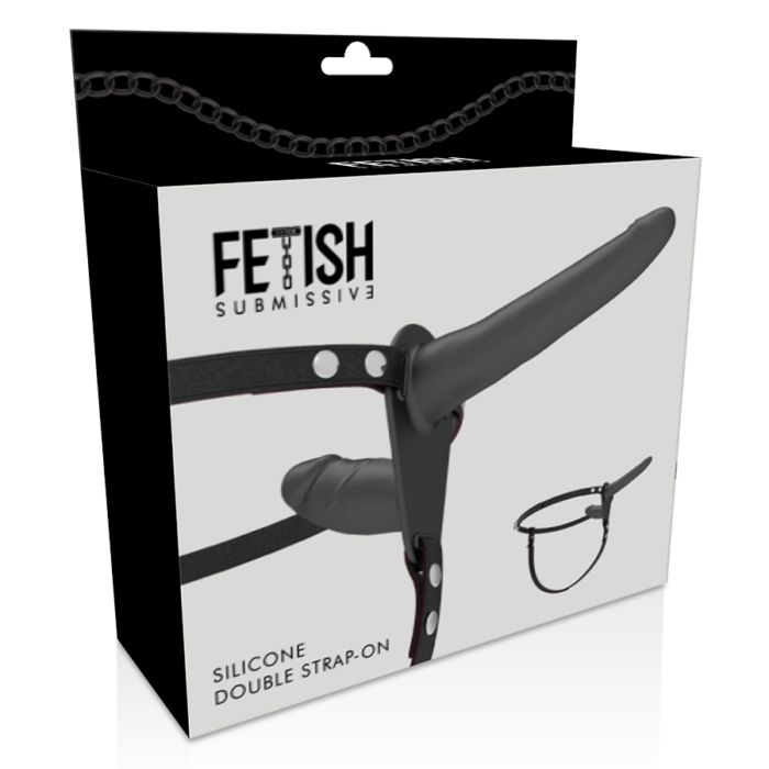 FETISH SUBMISSIVE HARNESS - DOBLE PENETRACIÓN NEGRO - CandyHot - Foto 5