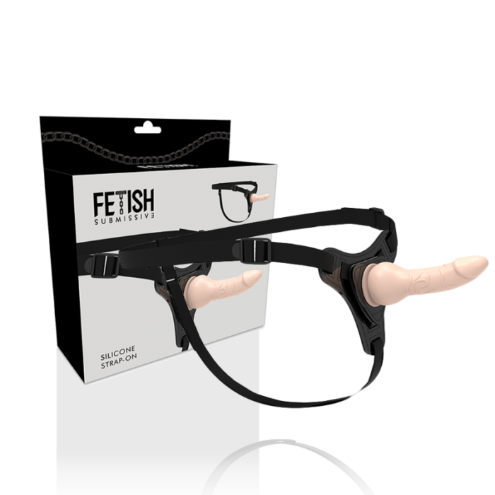 FETISH SUBMISSIVE HARNESS - SILICONA FLESH REALISTIC 16CM - CandyHot - Foto 2