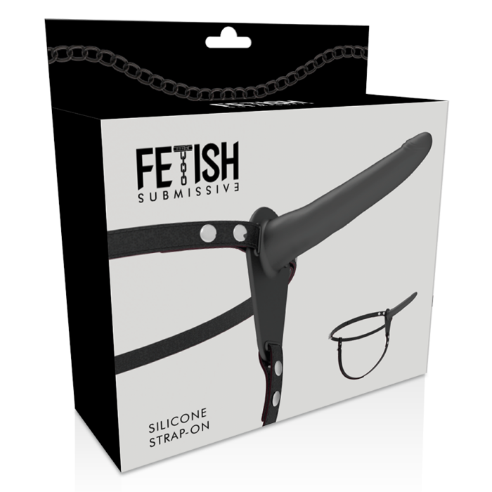 FETISH SUBMISSIVE HARNESS - SILICONA NEGRO 15 CM - CandyHot - Foto 5