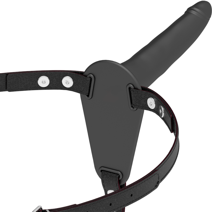 FETISH SUBMISSIVE HARNESS - SILICONA NEGRO 15 CM - CandyHot - Foto 1
