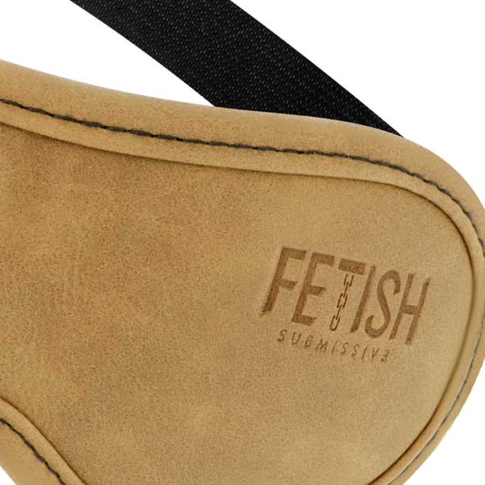 FETISH SUBMISSIVE ORIGEN - ANTIFAZ CUERO VEGANO CON FORRO DE NEOPRENO - CandyHot - Foto 3