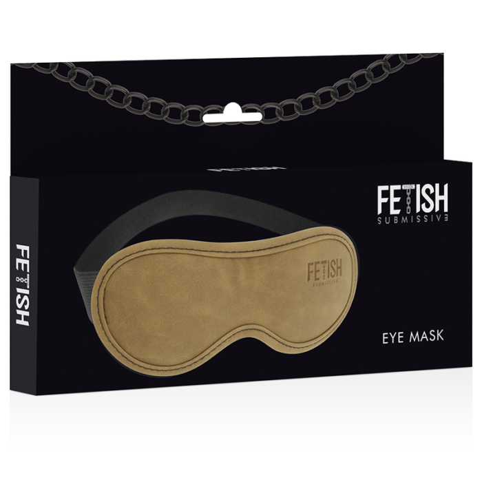FETISH SUBMISSIVE ORIGEN - ANTIFAZ CUERO VEGANO CON FORRO DE NEOPRENO - CandyHot - Foto 4