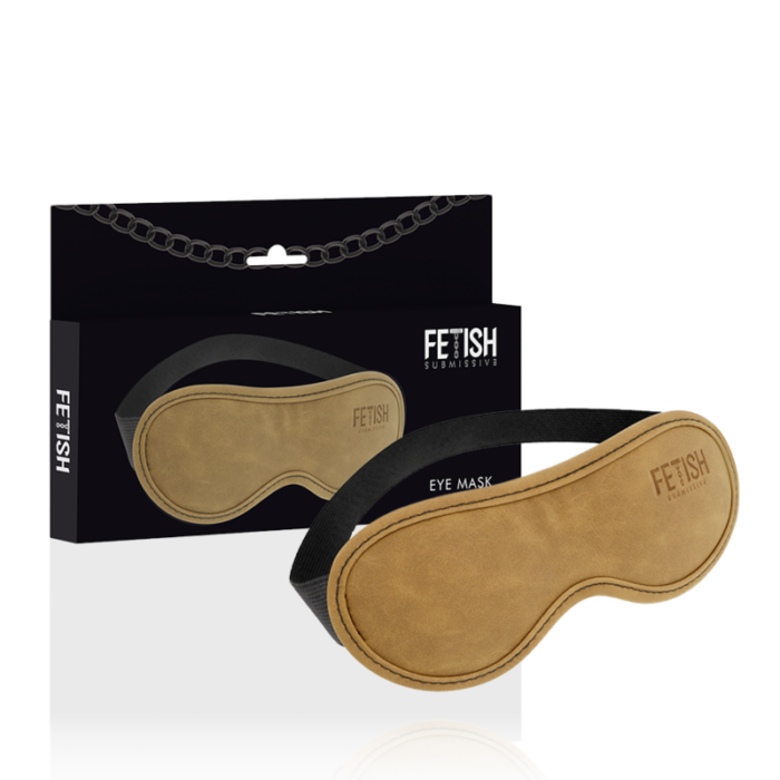 FETISH SUBMISSIVE ORIGEN - ANTIFAZ CUERO VEGANO CON FORRO DE NEOPRENO - CandyHot - Foto 1