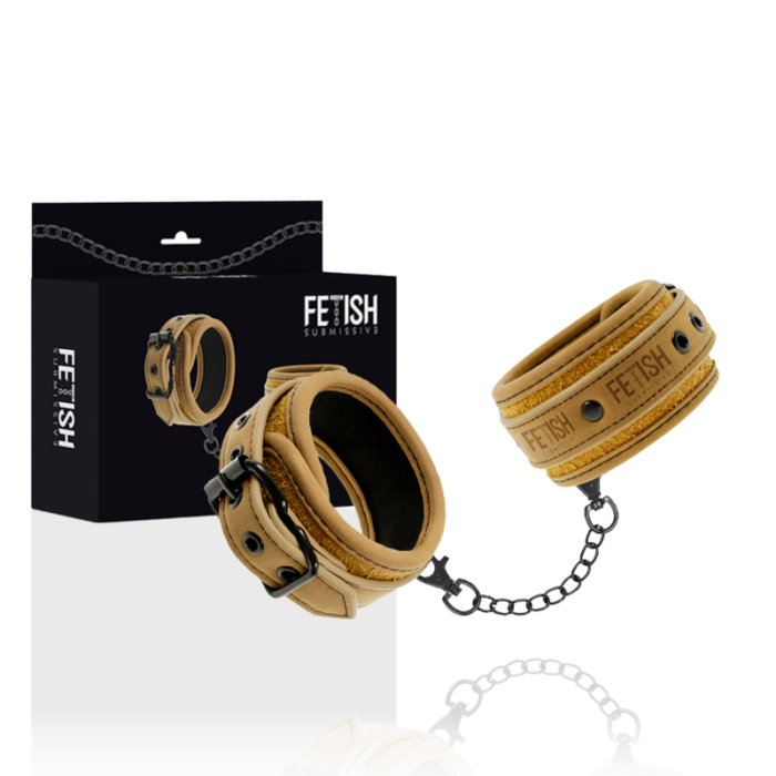 FETISH SUBMISSIVE ORIGEN - ESPOSAS CUERO VEGANO CON FORRO DE NEOPRENO - CandyHot - Foto 1