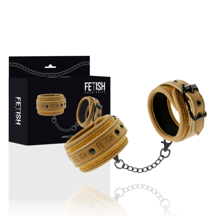 FETISH SUBMISSIVE ORIGEN - ESPOSAS TOBILLOS CUERO VEGANO CON FORRO DE NEOPRENO - CandyHot - Foto 1