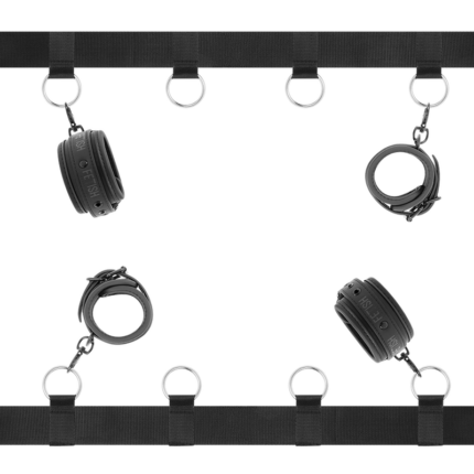 FETISH SUBMISSIVE - SET ATADURAS CAMA LUXURY CON FORRO DE NEOPRENO - CandyHot - Foto 2