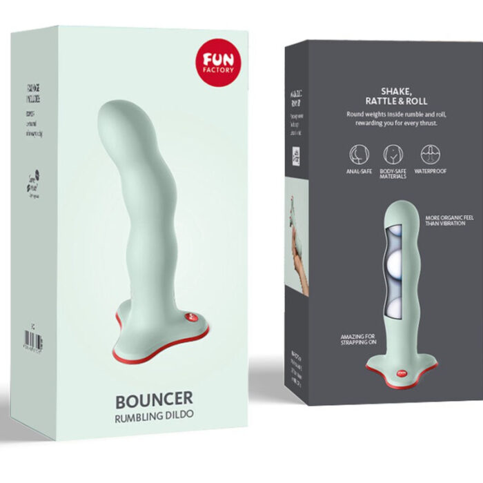 FUN FACTORY - BOUNCER DILDO VERDE SALVIA - CandyHot - Foto 6