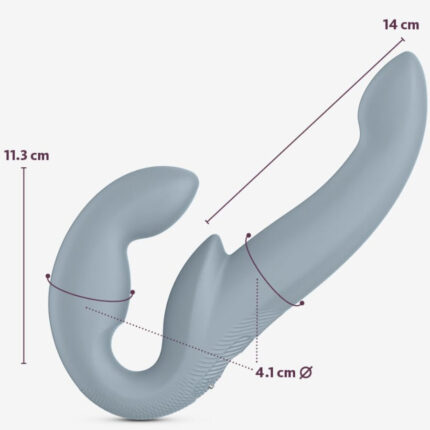 FUN FACTORY - SHARE VIBE PRO VIBRADOR DOBLE GRIS - CandyHot - Foto 2