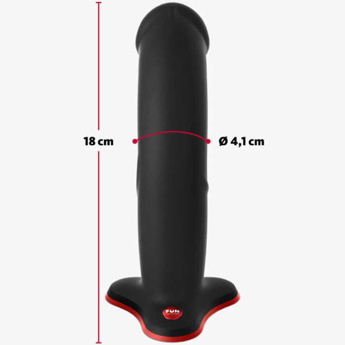 FUN FACTORY - THE BOSS DILDO REALÍSTICO NEGRO - CandyHot - Foto 3
