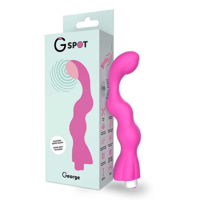 G-SPOT - GEORGE VIBRADOR PUNTO G ROSA CHICLE - CandyHot - Foto 1