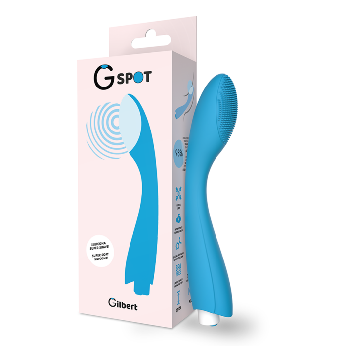 G-SPOT - GYLBERT VIBRADOR AZUL TURQUESA - CandyHot - Foto 1