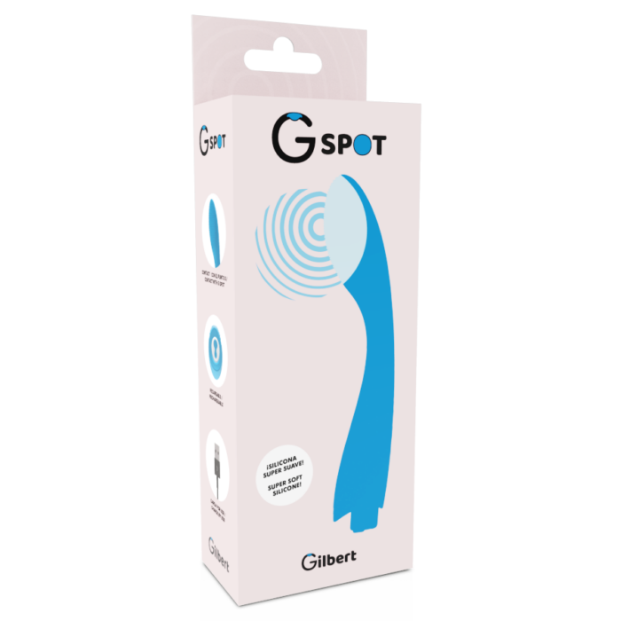 G-SPOT - GYLBERT VIBRADOR AZUL TURQUESA - CandyHot - Foto 5