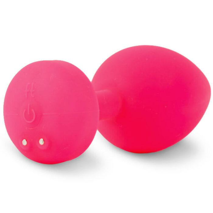 G-VIBE - FUNTOYS GPLUG ANAL VIBRADOR RECARGABLE GRANDE ROSA NEON 3.9CM - CandyHot - Foto 2