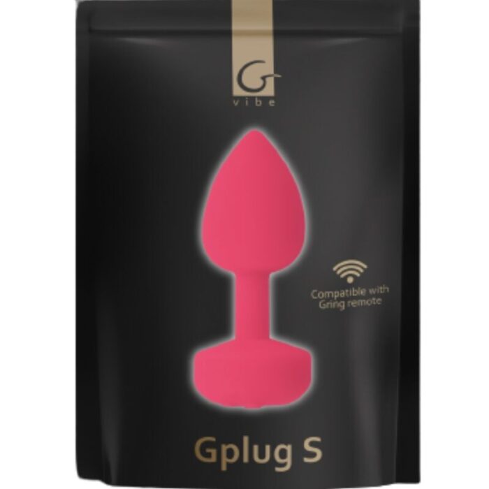 G-VIBE - FUNTOYS GPLUG ANAL VIBRADOR RECARGABLE GRANDE ROSA NEON 3.9CM - CandyHot - Foto 5