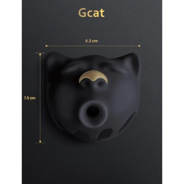 G-VIBE - GCAT MYSTIC SUCCIONADOR DE CLÍTORIS NEGRO - CandyHot - Foto 3