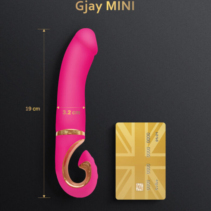 G-VIBE - GJAY MINI VIBRADOR SILICIONA ROSA - CandyHot - Foto 2