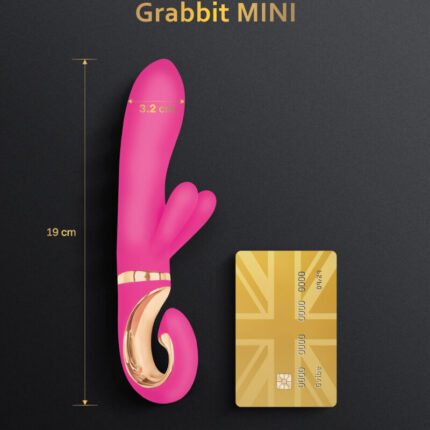 G-VIBE - GRABBIT MINI VIBRADOR SILICIONA ROSA - CandyHot - Foto 2