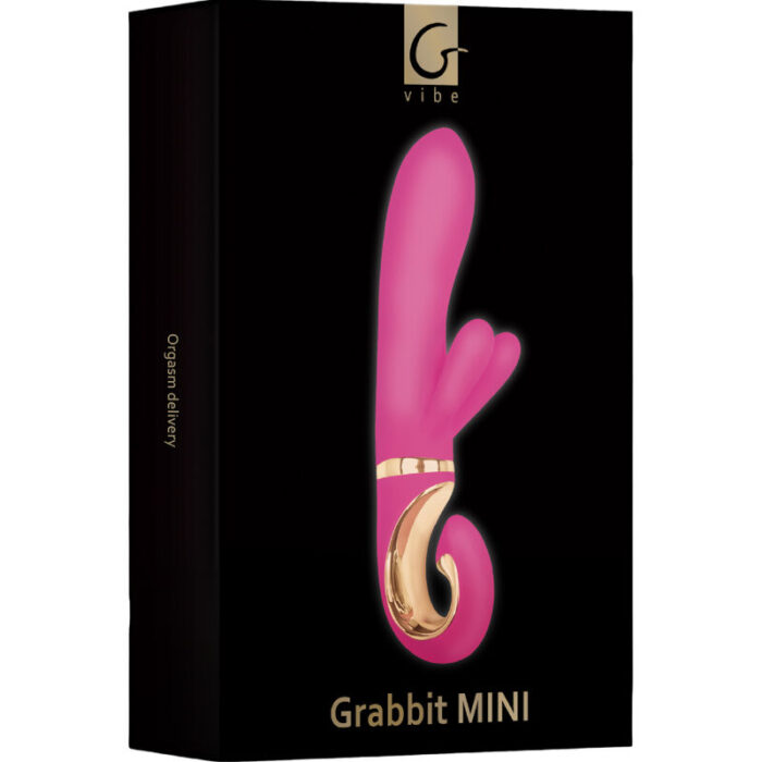 G-VIBE - GRABBIT MINI VIBRADOR SILICIONA ROSA - CandyHot - Foto 3