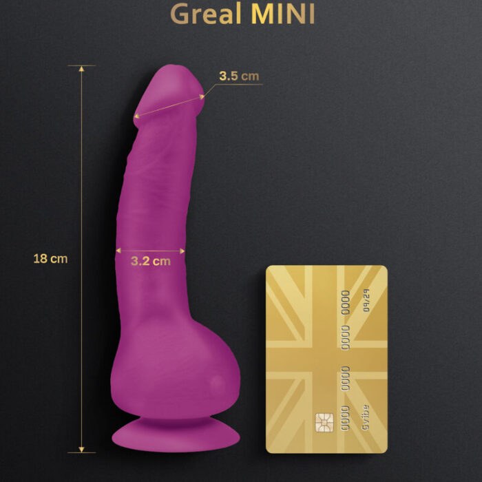 G-VIBE - GREAL MINI DILDO VIBRADOR SILICIONA FUCSIA - CandyHot - Foto 2