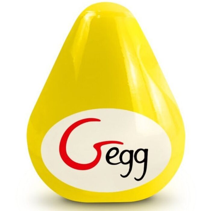 G-VIBE - HUEVO MASTURBADOR TEXTURADO REUTILIZABLE AMARILLO - CandyHot - Foto 2