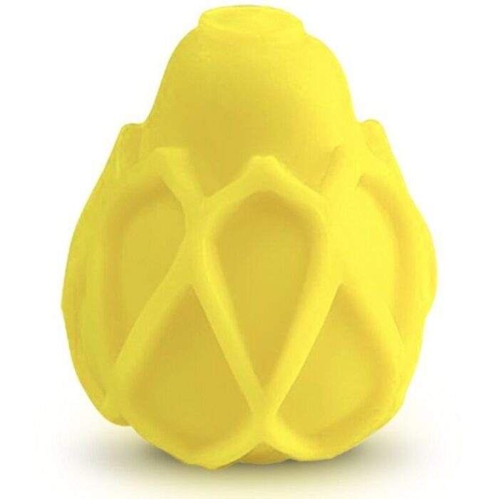 G-VIBE - HUEVO MASTURBADOR TEXTURADO REUTILIZABLE AMARILLO - CandyHot - Foto 1